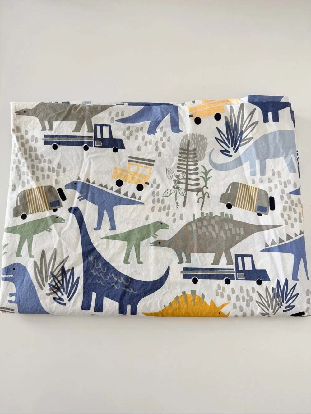 Pottery Barn Kids Dinosaur Print Flat Sheet - Twin